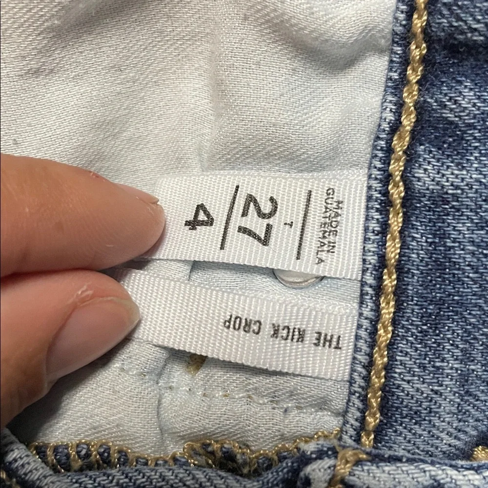 Loft Jeans‎ The Kick Cropped Woman Jeans Size 4/27 - Picture 3 of 8